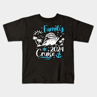 Family Cruise 2024 Making Memories Family Vacation Trip 2024 Kids T-Shirt